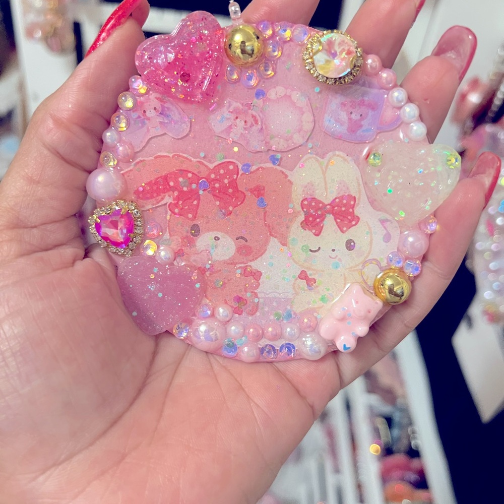 My Melody Wish Me Mell theme Large around Pendant Key ring holder